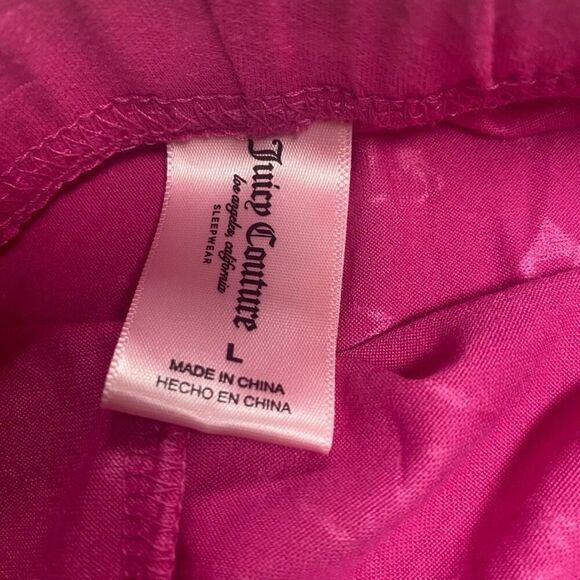 JUICY COUTURE Women’s Sleepwear Pink Size Large New With Tags SEE DESCRIPTION - Picture 9 of 15